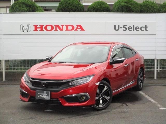 シビック ホンダ セダン ｒカメラ付ナビ ｅｔｃ メモリナビ シートｈ ナビｔｖ 衝突被害軽減ブレーキ ｅｔｃ １オーナー フルセグ 禁煙車 ターボ 横滑り防止 スマートキー 盗難防止システム アイストップ バックモニター 千葉県 セダン ｒカメラ付ナビ ｅｔｃ メモリ