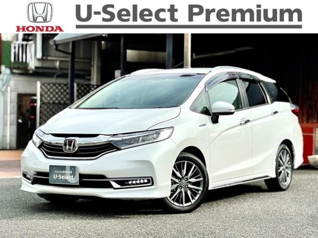 シャトル ホンダ ハイブリッドｚ ホンダセンシング ８インチインターナビ 前後ドラレコ シートヒーター パドルシフト リアカメラ ｅｔｃ ｌｅｄヘッドライト サイド カーテンエアバッグ 純正１６インチアルミホイール 本革ハンドル ルーフレール 大阪府 ハイブリッド