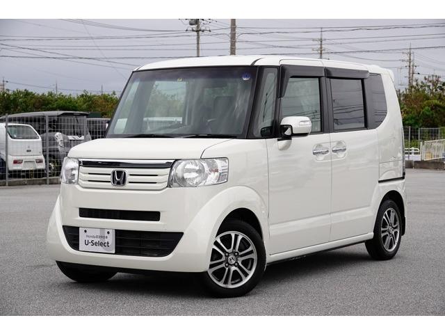 沖縄の中古車 ホンダ Ｎ－ＢＯＸ 車両価格 104.8万円 リ済別 2013(平成25)年 4.8万km プレミアムホワイトＰ