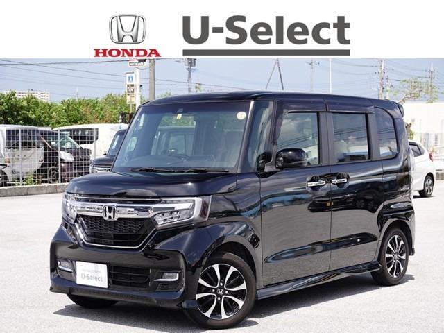 沖縄の中古車 ホンダ Ｎ－ＢＯＸカスタム 支払総額 168万円 リ済込 2018(平成30)年 2.1万km クリスタルブラック・パール