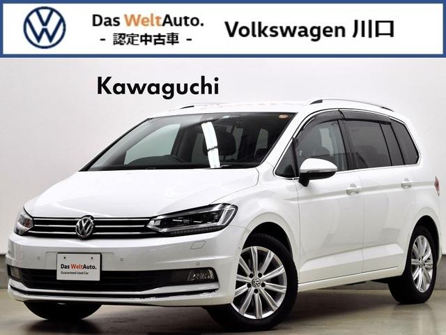 ＴＤＩ　ハイライン　Ｇｏｌｆ　Ｔｏｕｒａｎ　ＴＤＩ　Ｈｉｇｈｌｉｎｅ　ピュアホワイト　禁煙車　テクノロジーパッケージ　純正ナビ（ディスカバー・プロ）　バックカメラ　ＥＴＣ　ＬＥＤヘッドライト　社外前後ドライブレコダー(1枚目)