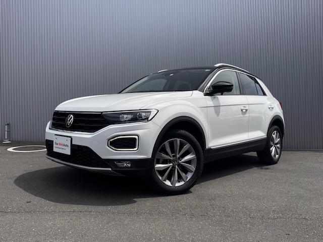 T-Roc（フォルクスワーゲン）ＴＳＩ　スタイルデザインパッケージ　認定中古車　ＬＥＤ　ナビ　バックカメラ　衝突被害軽減ブレーキ　レーンアシスト　後方死角検知　前後パーキングセンサー　追従型クルーズコントロール　新車保証継承　スマートキー　電動リアゲート 中古車画像