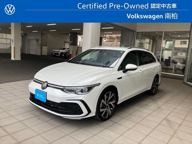 ゴルフヴァリアント ｅＴＳＩ　Ｒライン　プラチナムエディション　Ｄｅｍｏ　Ｃａｒ　オリックスホワイトＭＯＰＥ　ＮＡＶＩ　ＥＴＣ　Ｂモニター　Ｂｌｕｅｔｏｏｔｈ　ＡｐｐＣｏｎｎｅｃｔ　ＴＶ　コーナーセンサー　ガソリン車（1枚目）
