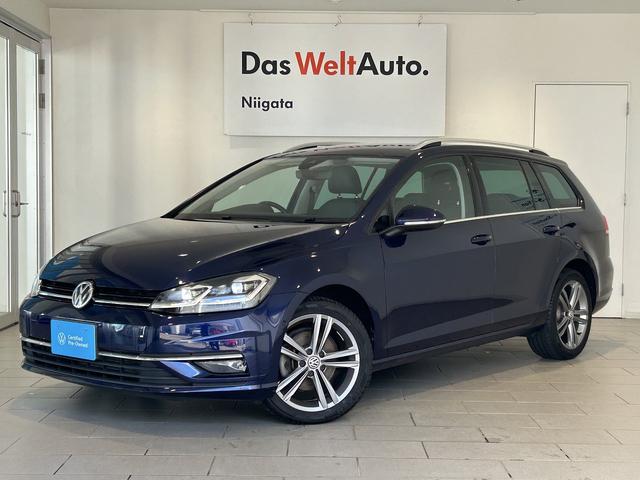 ゴルフヴァリアント(フォルクスワーゲン) ＴＳＩハイライン　マイスター　ＡＣＣ　レーンキープアシスト　プレミアムサウンドシステムＤＹＮＡＵＤＩＯ　オートホールド機能　デジタルメータークラスター　レザーシート　シートヒーター　リヤビューカメラブラインドスポットディテクション 中古車画像