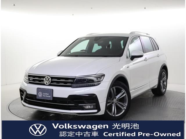 ティグアン(フォルクスワーゲン) ＴＳＩ　Ｒライン　ＴＳＩエンジンＡＣＣルーフレールＣＤ・ＳＤ・ＤＶＤ　ＢｌｕｅｔｏｏｔｈカープレイリアビューカメラＥＴＣ．０ブラインドスポットブレーキアシストＲ−ＬＩＮＥスペアキー有 中古車画像