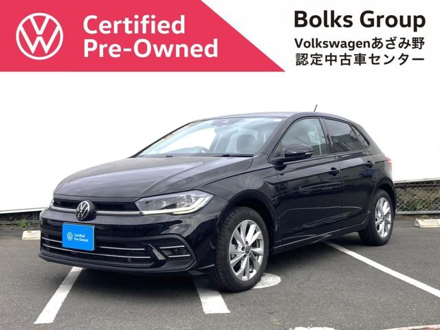 ポロ(フォルクスワーゲン) ＴＳＩスタイル　認定中古車　２０２４デモカー（試乗車）　トラベルアシスト（運転支援システム）　レーンチェンジアシスト　駐車アシスト　リアトラフィックアラート　液晶式メーター　ＡｐｐｌｅＣａｒＰｌａｙ対応純正ナビ 中古車画像