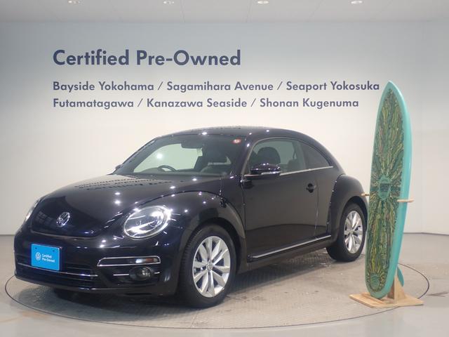ザ・ビートル(フォルクスワーゲン) デザイン　ＥＴＣ車載器付　運転席エアバッグ　キーレスアクセス　運転席パワーウィンドウ　ナビＴＶ　マニュアルエアコン　アルミホイール　Ｗエアバッグ　前席シートヒーター　メモリナビ　パワーステアリング　黒革シート 中古車画像