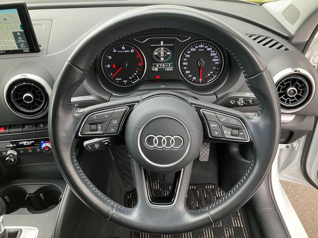 Ａ３セダン １．４ＴＦＳＩ　ＭＭＩナビゲーション　アダプティブクルーズコントロール　リヤカメラ　コーナーセンサー　キセノンヘッドライト　１７インチアルミ　ＴＶチューナー　スマートキー（29枚目）