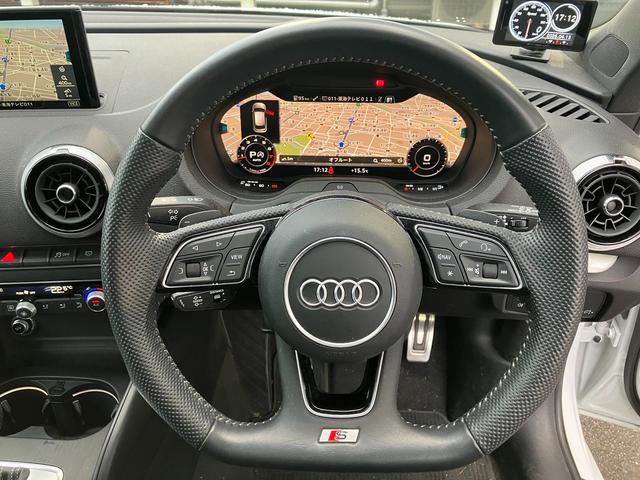 Ａ３ スポーツバック３０ＴＦＳＩ　スポーツ　Ｓライン　パノラマサンルーフ　１８インチＡＷ　バーチャルコックピット　ＬＥＤヘッドライト　リヤビューカメラ　コーナーセンサー　アダプティブクルコン　サイドアシスト　レーンアシスト　シートヒーター（37枚目）