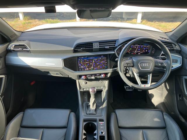 Ｑ３ ３５ＴＦＳＩ　Ｓライン　スマートフォンインターフェイス　ブラックスタイリング　プライバシーガラス　アダプティブクルーズコントロール　サイドアシスト　レーンアシスト　パーシャルレザーシート　シートヒーター　１９インチアルミ（6枚目）