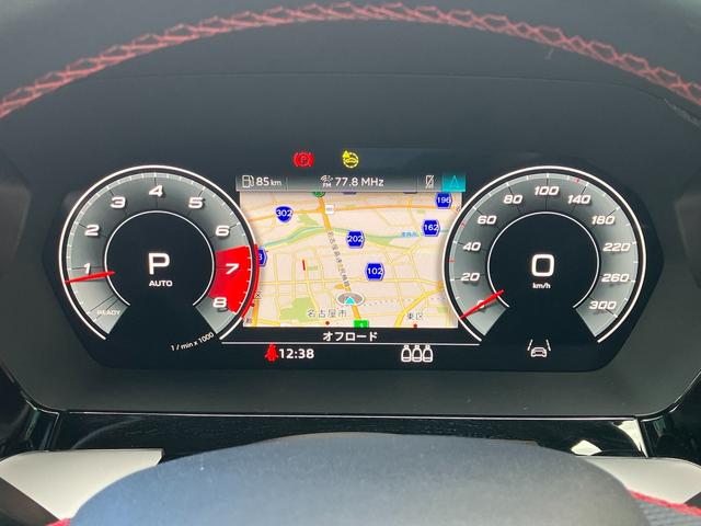 S3 スポーツバック ブラックスタイリング 19インチアルミ レザーシート プライバシーガラス マトリクスLEDヘッドライト 電動シート シートヒーター リヤカメラ コーナーセンサー バーチャルコックピット(37枚目)