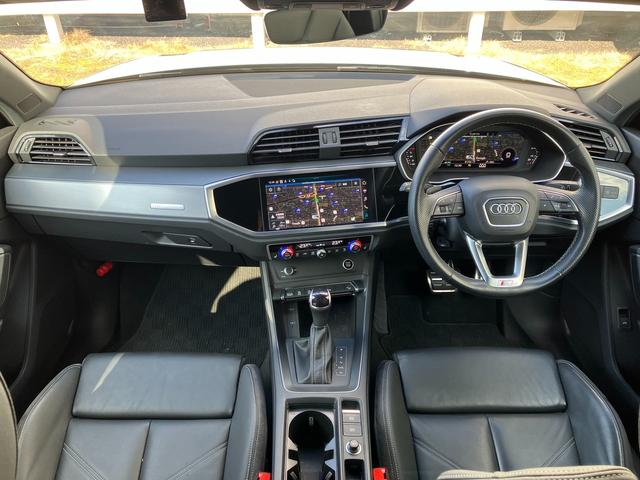 Ｑ３ ３５ＴＦＳＩ　Ｓライン　スマートフォンインターフェイス　ブラックスタイリング　プライバシーガラス　アダプティブクルーズコントロール　サイドアシスト　レーンアシスト　パーシャルレザーシート　シートヒーター（6枚目）
