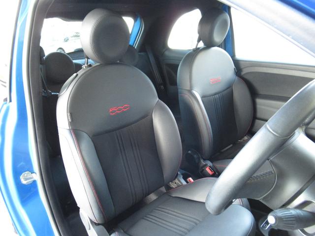 500 スポーツ 150台限定車 認定中古車保証 キセノンヘッドライト 2気筒ターボエンジン 右ハンドルオートマ ユーコネクト アンドロイドオート アップルカープレイ ETC 専用ブラックシート(42枚目)