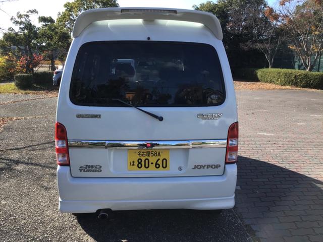エブリイ ジョインターボＤＸ－ＩＩ　タイミングチェーン　ターボ　キーレス　社外ＡＷ　　フロントフォグ　リャスポイラー　パールホワイト　車検Ｒ９年１１月迄（6枚目）