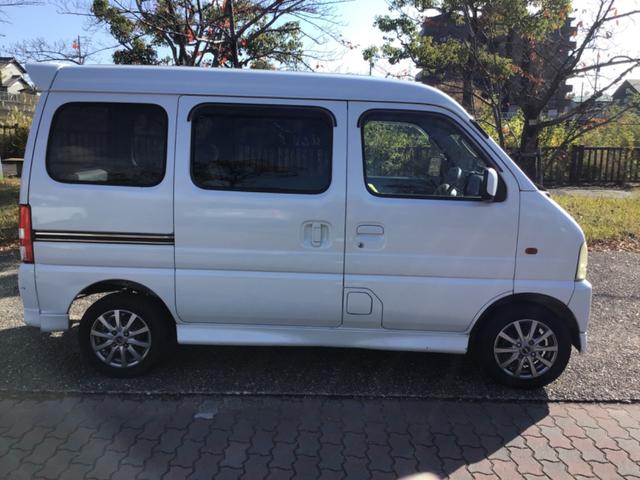 エブリイ ジョインターボＤＸ－ＩＩ　タイミングチェーン　ターボ　キーレス　社外ＡＷ　　フロントフォグ　リャスポイラー　パールホワイト　車検Ｒ９年１１月迄（8枚目）