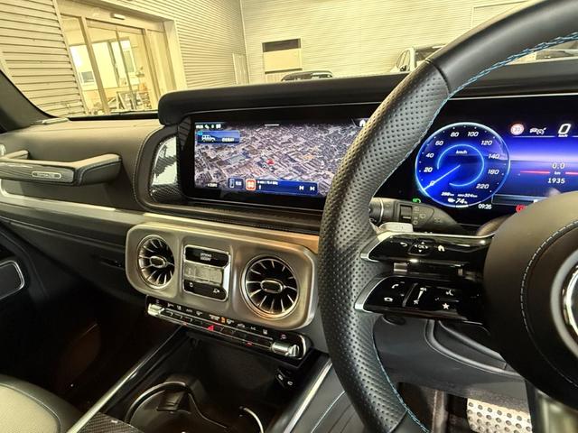 Ｇクラス Ｇ５８０　ウィズＥＱテクノロジーエディション１　デジタルルームミラードラレコ付　リアルーフスポイラー　ガラススライディングルーフ　サウスシーブルーマグノ　ブルメスタサウンド　ステアリングヒーター　Ｆメモリー付パワーシート＆ヒーター＆ベンチレーター（19枚目）