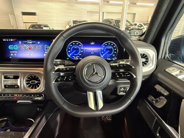 Ｇクラス Ｇ５８０　ウィズＥＱテクノロジーエディション１　デジタルルームミラードラレコ付　リアルーフスポイラー　ガラススライディングルーフ　サウスシーブルーマグノ　ブルメスタサウンド　ステアリングヒーター　Ｆメモリー付パワーシート＆ヒーター＆ベンチレーター（60枚目）