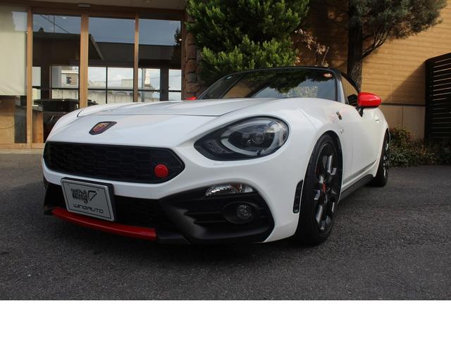 アバルト１２４ スパイダー ベースグレード　６ＭＴ・ナビ・レザーＰＫＧ・タイミングベルト・ＷＰ交換・レコードモンツァ・ローダウンコイル・スロットルコントローラー・エアクリーナー・ボンネットダンパー・カーボンシフトパネル・ホイールスペーサー（2枚目）