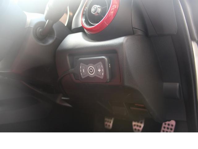 アバルト１２４ スパイダー ベースグレード　６ＭＴ・ナビ・レザーＰＫＧ・タイミングベルト・ＷＰ交換・レコードモンツァ・ローダウンコイル・スロットルコントローラー・エアクリーナー・ボンネットダンパー・カーボンシフトパネル・ホイールスペーサー（14枚目）