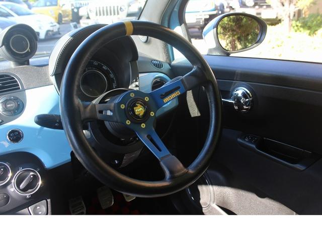 アバルト500 ベースグレード タイミングベルト・WP交換済5.4万km・OZ16インチAW・momoステアリング・牽引フック(フロント・リア)・キセノンヘッドライト・リアパーキングセンサー・ETC(11枚目)