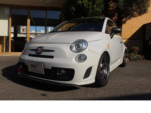 アバルト500 G-TECHタービン/インタークーラー/ECU/バルブ付きマフラー/224PS・ロールゲージ・Brembo・アラゴスタ車高調・レカロフルバケ・リアビックローター・アドバン17インチAW・カーボンリップ(2枚目)