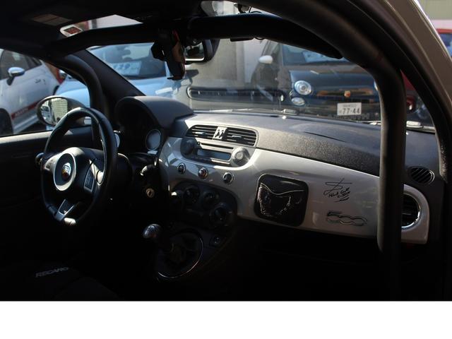 アバルト500 G-TECHタービン/インタークーラー/ECU/バルブ付きマフラー/224PS・ロールゲージ・Brembo・アラゴスタ車高調・レカロフルバケ・リアビックローター・アドバン17インチAW・カーボンリップ(10枚目)