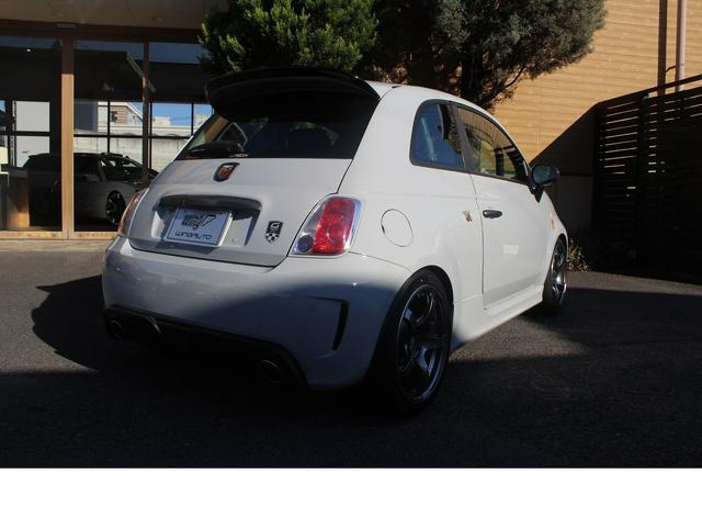 アバルト500 G-TECHタービン/インタークーラー/ECU/バルブ付きマフラー/224PS・ロールゲージ・Brembo・アラゴスタ車高調・レカロフルバケ・リアビックローター・アドバン17インチAW・カーボンリップ(13枚目)