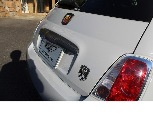 アバルト500 G-TECHタービン/インタークーラー/ECU/バルブ付きマフラー/224PS・ロールゲージ・Brembo・アラゴスタ車高調・レカロフルバケ・リアビックローター・アドバン17インチAW・カーボンリップ(17枚目)