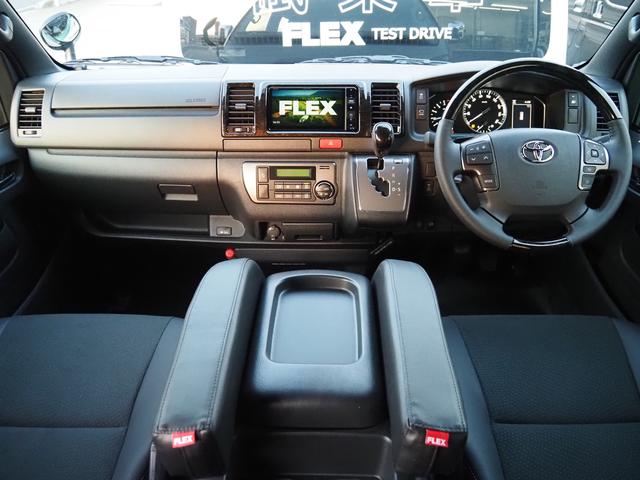 ハイエースバン トヨタ スーパーｇｌ ダークプライムｉｉ ４ｗｄ ディーゼル車 ｔｒｄオフロードｐｋｇ エクストリームｊ １６ｉｎｃｈａｗ ７ｉｎｃｈｓｄナビ ｔｒｄ デイライト付きバンパー ｔｒｄ マッドフラップ デジタルインナーミラー 両側電動ドア