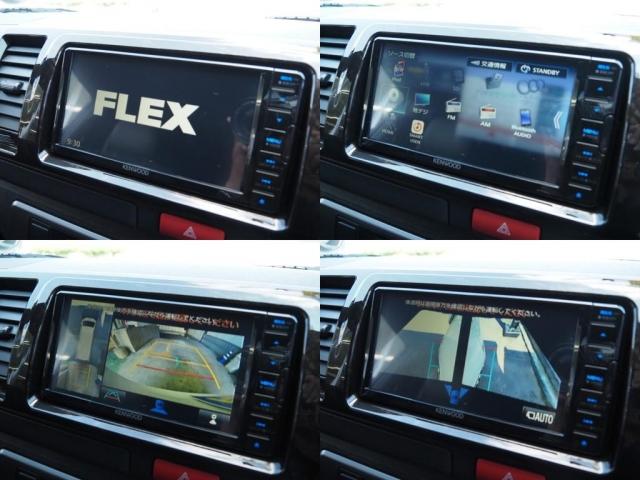 スーパーGL ダークプライムII 2インチローダウン/FLEXオリジナルデルフィーノフロントリップスポイラー/FLEXオリジナル DELF02/17インチGOODYEARナスカー/7インチSDナビ/ETC/PVMナビ連動加工(2枚目)