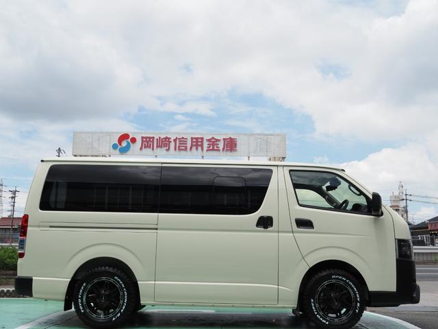 ロングスーパーGL TRDフロントスポイラーTRDマッドフラップシートカバータイプ2ベットキットデルフ04/オープンカントリーFLEXドアノブガード/スカーフガードSDフルセグナビフリップダウンモニター(54枚目)
