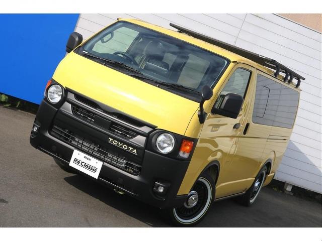 ロングスーパーGL パーキングサポート 特設カラーライトイエロー ReClassic 丸目フェイス クラシックテール ARBルーフラック アルパイン製11インチナビ ETC シートカバー ベッドキット(5枚目)