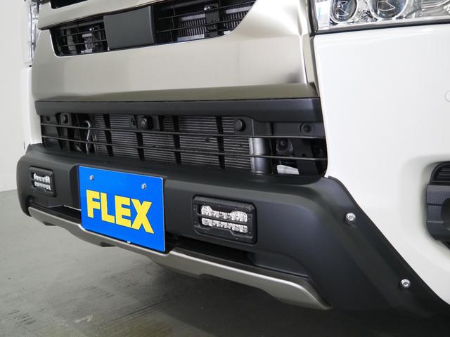 ハイエースバン ロングスーパーGL ダークプライムS ハイエースバン DARKPRIME S スーパーGL ディーゼル4WD パール 両側パワースライドドア ハーフレザーシート 足回りチューン GR製フロントスポイラー マッドフラップ アルミホイール(40枚目)