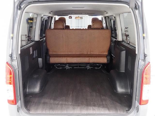 ハイエースバン ロングスーパーGL トヨタ ハイエースバン リノカ コーストライン クラシックカスタム オールペイント 前後メッキラッピング BJメキシカン ホワイトリボンタイヤ クラシックシートカバー 茶木目インテリアパネル ETC(13枚目)