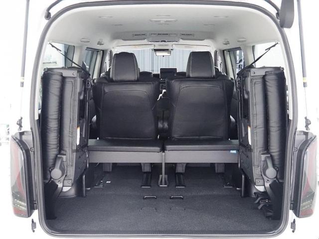 ハイエースワゴン GL ロング ファインテックツアラー ファインテックツアラー 両側パワースライドドア ローダウン FLEXオリジナルカスタムパーツ スポイラー オーバーフェンダー アルミホイール テールランプ シートカバー インテリアパネル アルパイン(19枚目)