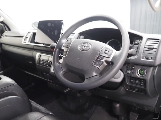 ハイエースワゴン ＧＬ　ハイエース　ワゴン　フルフラットシート　セカンドシート３人掛け　ＢＬＡＣＫＥＤＩＴＩＯＮ　ローダウン　オリジナルホイール　オーバーフェンダー　煌ＬＥＤテールランプ　大画面ナビアルパイン　フリップモニタ（21枚目）