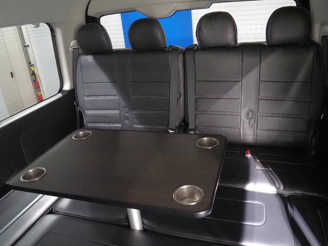 ハイエースワゴン ＧＬ　ハイエース　ワゴン　フルフラットシート　セカンドシート３人掛け　ＢＬＡＣＫＥＤＩＴＩＯＮ　ローダウン　オリジナルホイール　オーバーフェンダー　煌ＬＥＤテールランプ　大画面ナビアルパイン　フリップモニタ（35枚目）