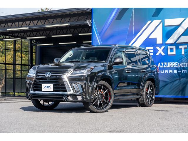 ＬＸ ＬＸ５７０　ＺＥＲＯＤＥＳＩＧＮエアロ＆マフラー　ＣＳＤブレーキ　ＳＫＹフォージドホイール２４インチ　マクレビ　後席モニター　ＨＵＤ　シートヒーター＆シートクーラー　クールＢＯＸ　電動トランク　サンルーフ（4枚目）