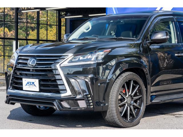 ＬＸ ＬＸ５７０　ＺＥＲＯＤＥＳＩＧＮエアロ＆マフラー　ＣＳＤブレーキ　ＳＫＹフォージドホイール２４インチ　マクレビ　後席モニター　ＨＵＤ　シートヒーター＆シートクーラー　クールＢＯＸ　電動トランク　サンルーフ（9枚目）