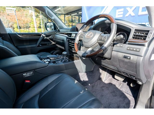 ＬＸ ＬＸ５７０　ＺＥＲＯＤＥＳＩＧＮエアロ＆マフラー　ＣＳＤブレーキ　ＳＫＹフォージドホイール２４インチ　マクレビ　後席モニター　ＨＵＤ　シートヒーター＆シートクーラー　クールＢＯＸ　電動トランク　サンルーフ（13枚目）