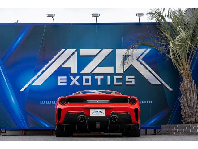 ４８８ピスタ ベースグレード　正規ディーラー車　ロッソコルサ　カーボンエクステリア　カーボンインテリア　チタン製エキゾーストパイプ　フロントリフター　フロント＆リアカメラ　２０インチ鍛造ホイール　レーシングシートリフター（6枚目）