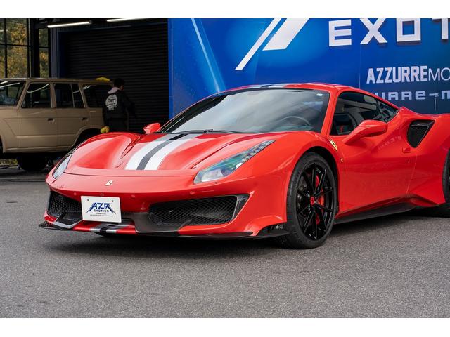 ４８８ピスタ ベースグレード　正規ディーラー車　ロッソコルサ　カーボンエクステリア　カーボンインテリア　チタン製エキゾーストパイプ　フロントリフター　フロント＆リアカメラ　２０インチ鍛造ホイール　レーシングシートリフター（7枚目）