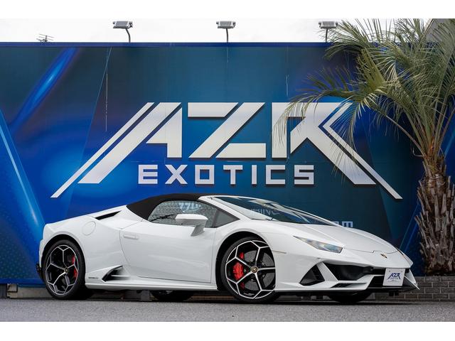 ウラカン ＥＶＯスパイダー　正規ディーラー車　４ＷＤ　カーボンブレーキ　フロントリフター　プロテクションフィルム　２０インチＡＷ　パーキングセンサー　ブラックソフトトップ　バックカメラ（3枚目）