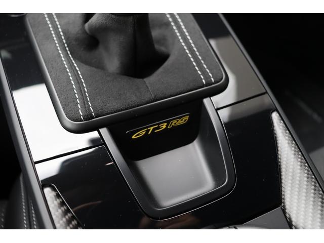 ９１１ ９１１ＧＴ３ＲＳ　左ハンドル　ヴァイザッハＰＫＧ　フロントアクスル　ＰＣＣＢ　登録済み未使用車　ポルシェダイナミックライトシステム　軽量鍛造マグネシウムホイール　サテン　ブラック塗装（49枚目）