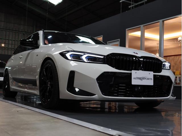 ３シリーズ Ｍ３４０ｉ　ｘＤｒｉｖｅツーリング　後期　黒１９ＡＷ　コニャックシ－トＨ　無鈑金　禁煙　グリル／Ｒスポ／サイドデカ－ル　ルーフカ－ボンラッピング　アイバッハサス　スペ－サ－　Ｍブレ－キ　純正カ－プレイ対応ナビ３６０カメラＴＶ　３８７ｐｓ（5枚目）
