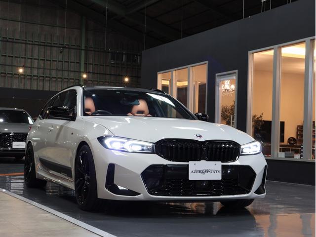 ３シリーズ Ｍ３４０ｉ　ｘＤｒｉｖｅツーリング　後期　黒１９ＡＷ　コニャックシ－トＨ　無鈑金　禁煙　グリル／Ｒスポ／サイドデカ－ル　ルーフカ－ボンラッピング　アイバッハサス　スペ－サ－　Ｍブレ－キ　純正カ－プレイ対応ナビ３６０カメラＴＶ　３８７ｐｓ（12枚目）
