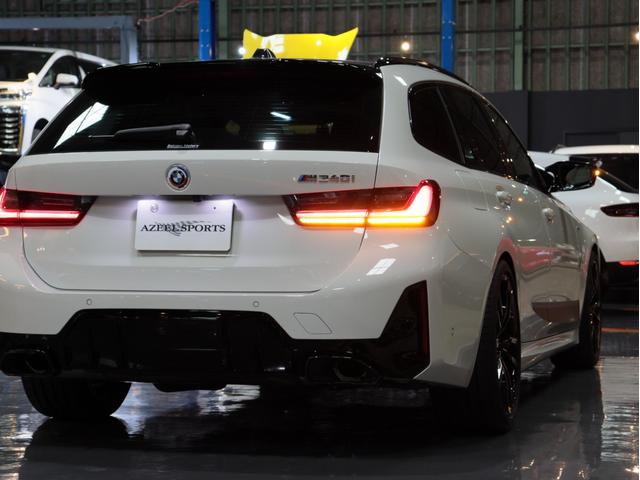 ３シリーズ Ｍ３４０ｉ　ｘＤｒｉｖｅツーリング　後期　黒１９ＡＷ　コニャックシ－トＨ　無鈑金　禁煙　グリル／Ｒスポ／サイドデカ－ル　ルーフカ－ボンラッピング　アイバッハサス　スペ－サ－　Ｍブレ－キ　純正カ－プレイ対応ナビ３６０カメラＴＶ　３８７ｐｓ（16枚目）