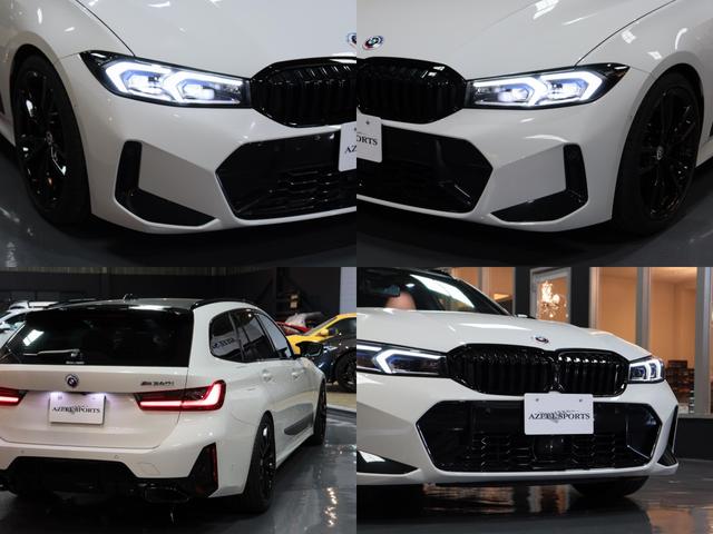 ３シリーズ Ｍ３４０ｉ　ｘＤｒｉｖｅツーリング　後期　黒１９ＡＷ　コニャックシ－トＨ　無鈑金　禁煙　グリル／Ｒスポ／サイドデカ－ル　ルーフカ－ボンラッピング　アイバッハサス　スペ－サ－　Ｍブレ－キ　純正カ－プレイ対応ナビ３６０カメラＴＶ　３８７ｐｓ（23枚目）