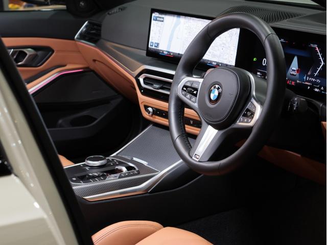 ３シリーズ Ｍ３４０ｉ　ｘＤｒｉｖｅツーリング　後期　黒１９ＡＷ　コニャックシ－トＨ　無鈑金　禁煙　グリル／Ｒスポ／サイドデカ－ル　ルーフカ－ボンラッピング　アイバッハサス　スペ－サ－　Ｍブレ－キ　純正カ－プレイ対応ナビ３６０カメラＴＶ　３８７ｐｓ（28枚目）