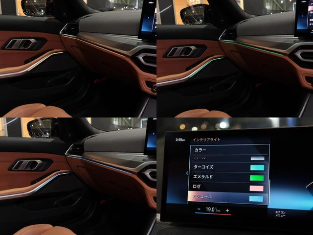 ３シリーズ Ｍ３４０ｉ　ｘＤｒｉｖｅツーリング　後期　黒１９ＡＷ　コニャックシ－トＨ　無鈑金　禁煙　グリル／Ｒスポ／サイドデカ－ル　ルーフカ－ボンラッピング　アイバッハサス　スペ－サ－　Ｍブレ－キ　純正カ－プレイ対応ナビ３６０カメラＴＶ　３８７ｐｓ（35枚目）